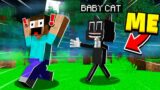 I became BABY CARTOON CAT in MINECRAFT! – Minecraft Trolling  Video