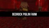 INFINITE PIGLIN BARTERING GLITCH | Minecraft Bedrock Bartering Farm
