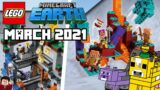 LEGO MINECRAFT 2021 March Sets Revealed