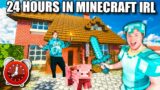 Living In Minecraft IRL – 24 Hour Challenge