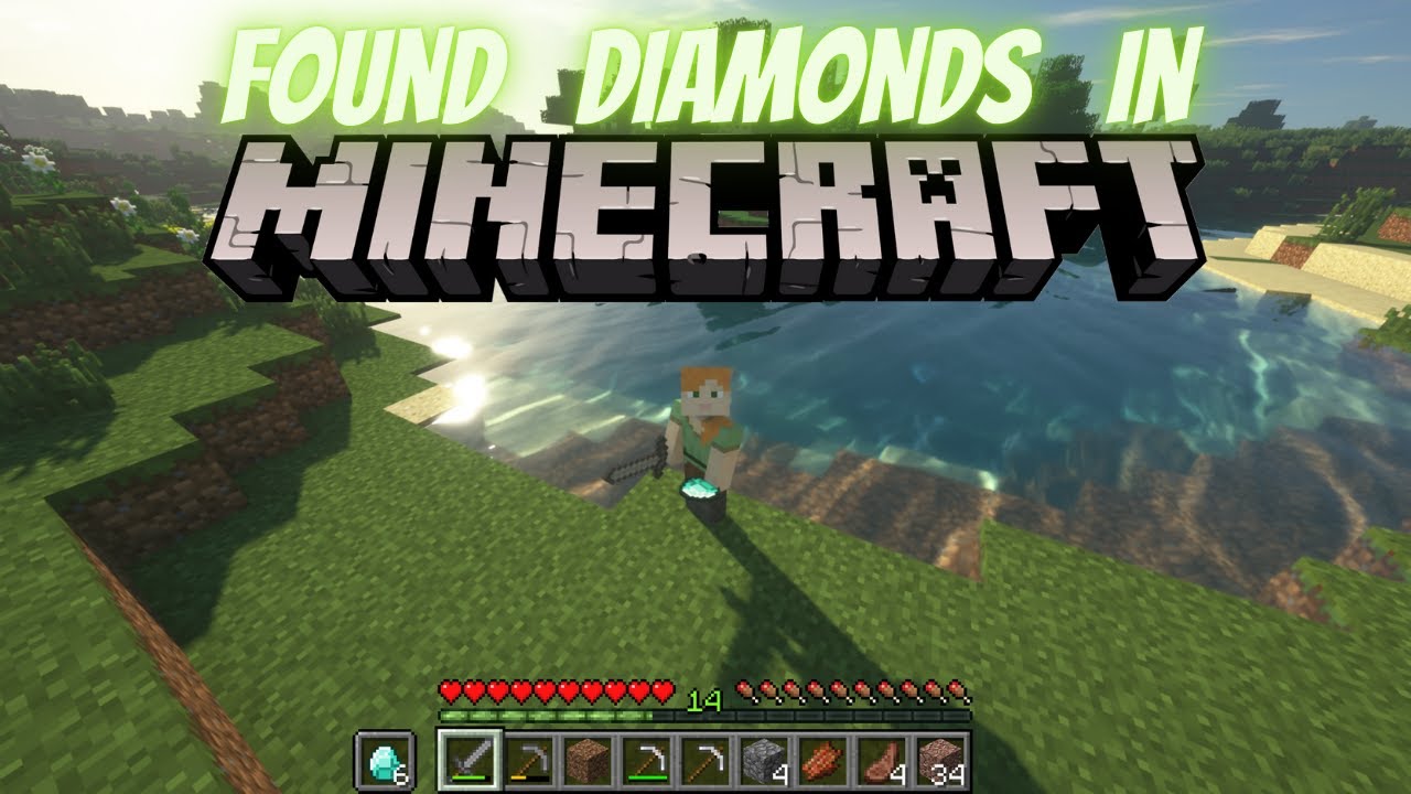 MINECRAFT #2 | FOUND DIAMONDS IN MINECRAFT HIGH GRAPHICS | In Hindi ...
