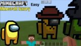 MINECRAFT ART AMONG US   HOW TO MAKE NEW