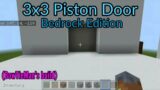 Minecraft 3×3 Piston Door Bedrock Edition