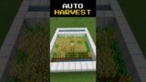 Minecraft | Auto Harvest Farm | Minecraft Bedrock Guide #Shorts