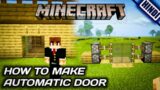 Minecraft Automatic Door Tutorial