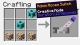 Minecraft BUT You Can Craft With "Admin Blocks"