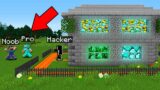 Minecraft Battle: WHO IS THE FIRST TO SEIZE A SECRET HOUSE WITH TREASURE NOOB vs PRO vs HACKER