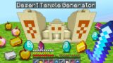 Minecraft Bedwars but I added desert temple generators…