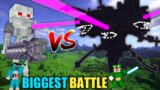 Minecraft | Biggest Battle With Wither Storm Vs Pime Skeleton | With Oggy And Jack | Minecraft Pe |