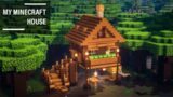 Minecraft: How to Build a Beautiful Wooden House Easy in Survival (#99)