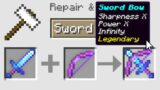 Minecraft UHC but you can combine any weapon..