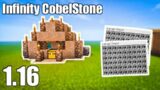 Minecraft Unlimited Cobblestone Generator Tutorial