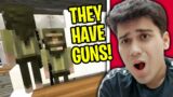 Minecraft but Intruders came in my house with weapons [ Minecraft in Hindi ]