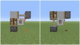 Minecraft hidden crafting table/block swapper