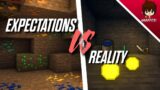 Mining in Minecraft | Expectations vs Reality | Minecraft Shorts | 2 | #Shorts