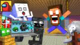 Monster School : AMONG US WITHER CHEATER IMPOSTOR APOCALYPSE – Minecraft Animation