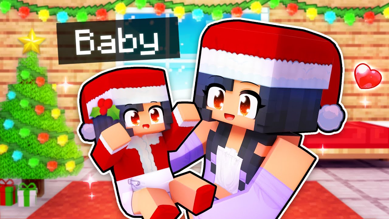 My BABY'S First Christmas In Minecraft! - Minecraft videos