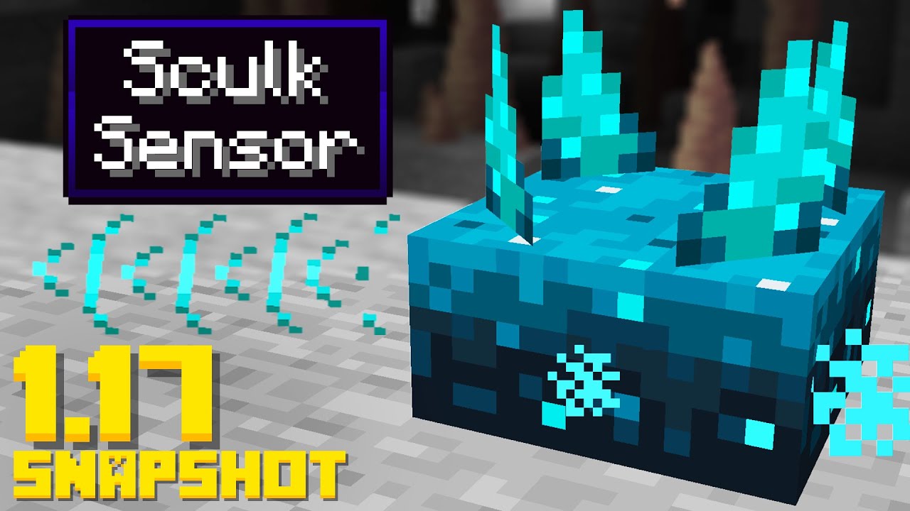 NEW Sculk Sensor Block! Dripstone Caves (Minecraft Snapshot 20w49a 1.17