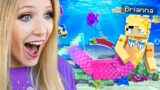 Playing Minecraft as a MERMAID!
