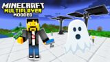 SCARY GHOSTS in Minecraft Multiplayer Modded