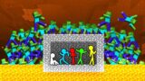Stickman VS Minecraft: Zombie War – AVM Shorts Animation