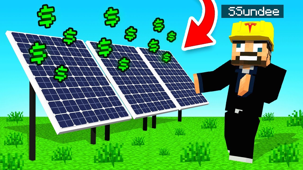 TESLA SOLAR PANELS in Minecraft (Sky Factory) Minecraft videos