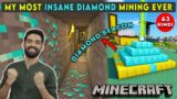 THE MOST INSANE MINING EVER   MINECRAFT SURVIVAL GAMEPLAY IN HINDI #63