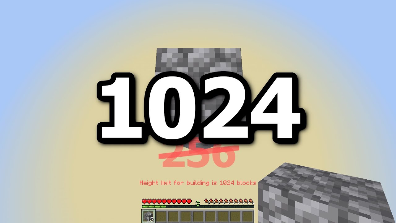 There is a new World Height Limit in Minecraft (1.17 Caves