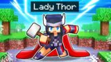 Thunder STRIKES as LADY THOR In Minecraft!