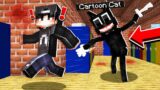 We Broke Into CARTOON CAT SCHOOL In Minecraft!