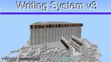 Writing System in Minecraft using Redstone!