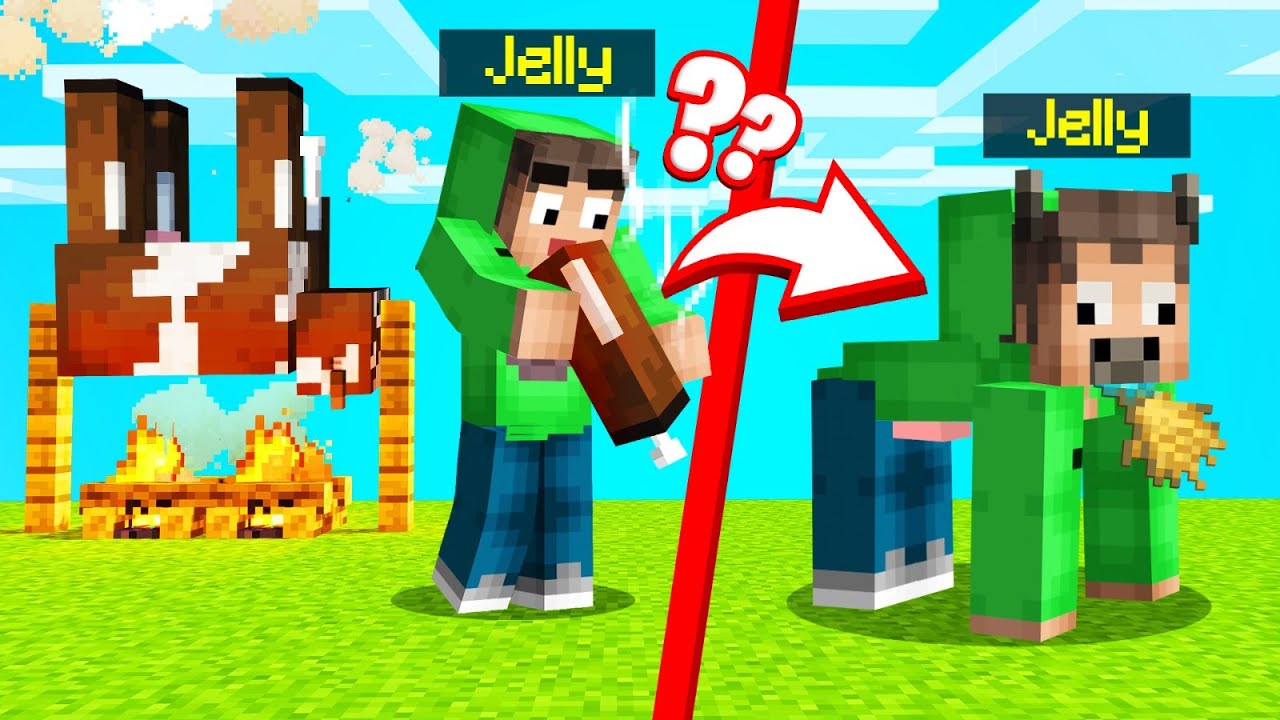 You What You EAT In MINECRAFT! Minecraft videos