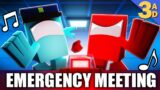 "EMERGENCY MEETING" Among Us Minecraft Music Video | 3A Display