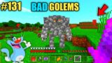 #131 | Minecraft | Bad Golems Attack On Oggy And Jack | Minecraft Pe | In Hindi | Rock Indian Gamer