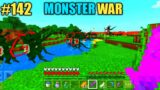 #142 | Minecraft | Monster War With Oggy and Jack | Minecraft Pe | In Hindi | Rock Indian Gamer |