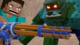MINECRAFT IN REAL LIFE – Steve vs Giant Spiders vs Zombie – REALISTIC MINECRAFT