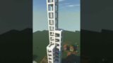 Simple Minecraft Tower Build Timelapse