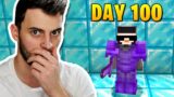 I Survived 100 Days in HARDCORE Minecraft…