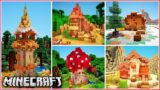 5 Starter Houses for 5 Minecraft Biomes!