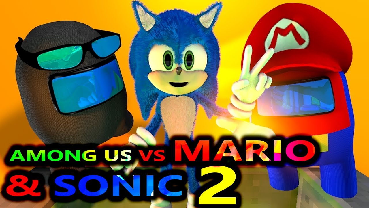 AMONG US vs SONIC & MARIO RTX CHALLENGE! (Official) Cartoon Minecraft ...