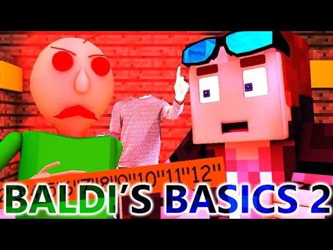 BALDI'S BASICS IN MINECRAFT 2! (Official) Baldi Minecraft Animation ...