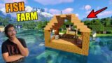 BUILDING AUTOMATIC MINECRAFT FISH FARM | AARVARD AGAIN