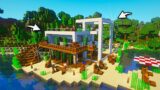 Beach House in Minecraft: Timelapse