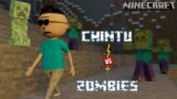CHINTU VS ZOMBIES | Chintu In Minecraft #1 | LET'S SMILE | Minecraft Gaming Animation