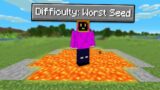 Can You Beat Minecraft Hardcore On The Hardest Seed?