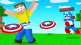 Captain AMERICA VS SPEEDRUNNER In Minecraft!