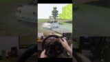 Drifting Skyline R32 In Minecraft | Logitech g29 #Shorts
