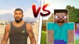 GTA 5 Franklin VS Minecraft Steve – WHO IS BEST? | Mods
