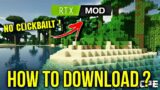 HOW TO DOWNLOAD RTX MOD IN MINECRAFT PE FOR ANDROID ? rtx for Minecraft pe ! mcpe RTX !