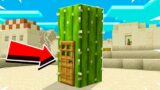 HOW TO LIVE INSIDE CACTUS IN MINECRAFT!